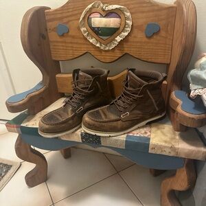 Levi’s moc hoots soft toe. Men’s Lace Up Boots Brown Shoes Size 11